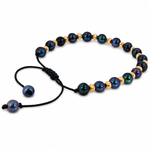 Black Pearl Bead Accent Bracelet 71496