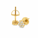 Floral Radiance Diamond Earrings 65276