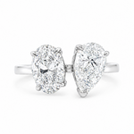 Eclipse Pear & Oval Ring 71515