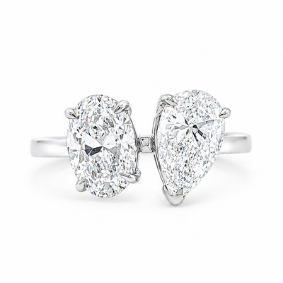 Eclipse Pear & Oval Ring 71515