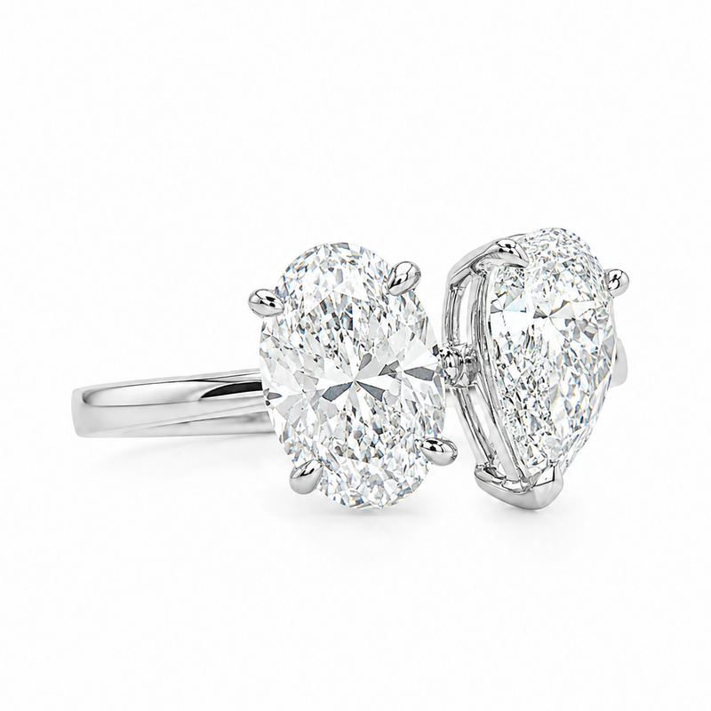 Eclipse Pear & Oval Ring 71515