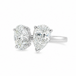 Eclipse Pear & Oval Ring 71515