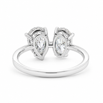 Eclipse Pear & Oval Ring 71515