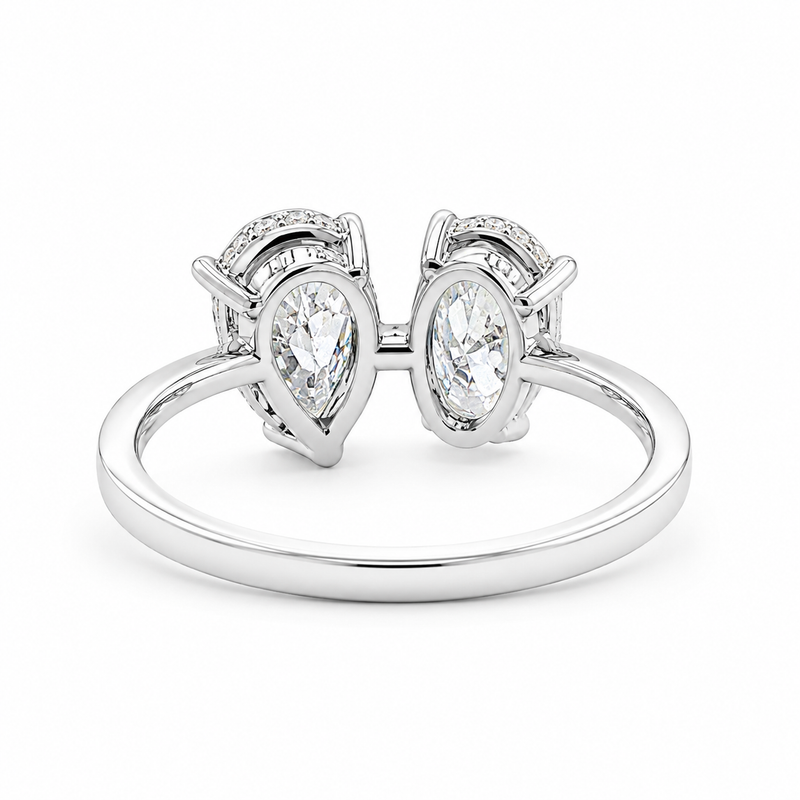 Eclipse Pear & Oval Ring 71515