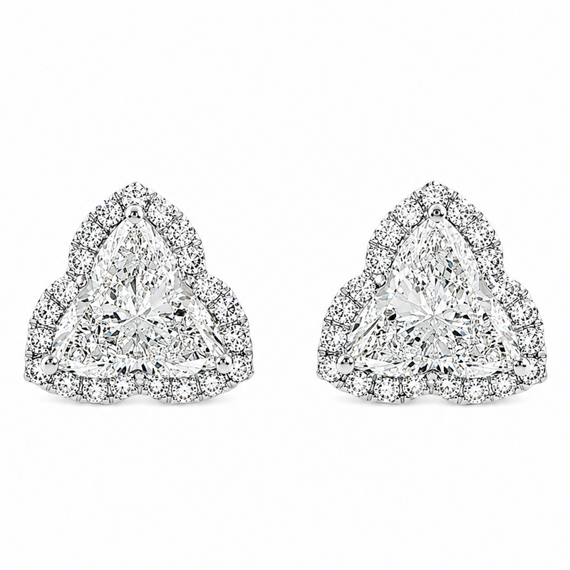 Special Cut Diamond Earrings 71517