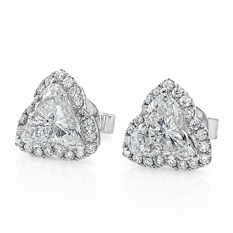 Special Cut Diamond Earrings 71517