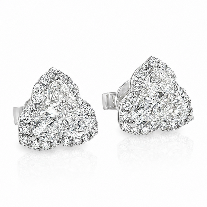 Special Cut Diamond Earrings 71517
