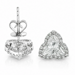 Special Cut Diamond Earrings 71517