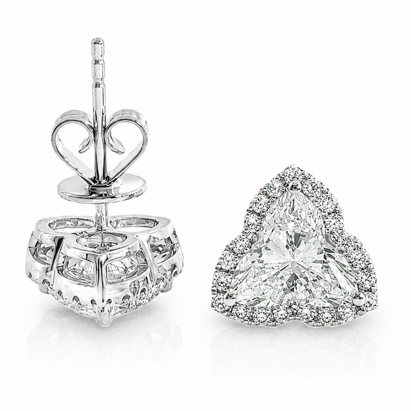 Special Cut Diamond Earrings 71517
