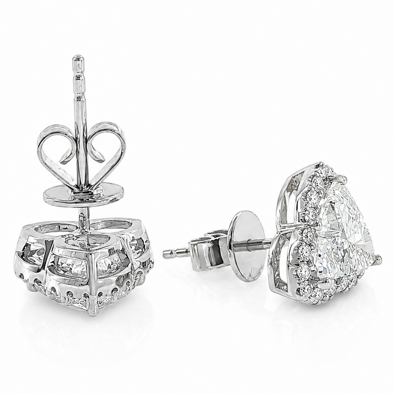 Special Cut Diamond Earrings 71517