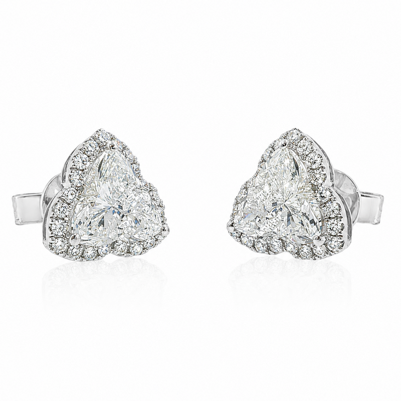 Special Cut Diamond Earrings 71517