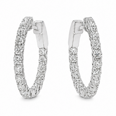 Halo Luxe Inside-Out Hoops Earrings 71520