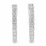 Halo Luxe Inside-Out Hoops Earrings 71520