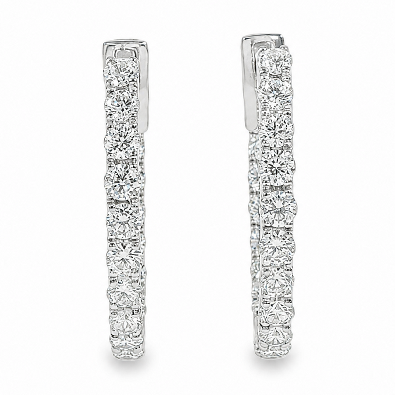 Halo Luxe Inside-Out Hoops Earrings 71520