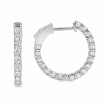 Halo Luxe Inside-Out Hoops Earrings 71520