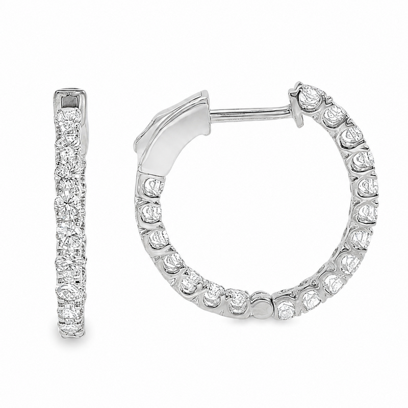 Halo Luxe Inside-Out Hoops Earrings 71520