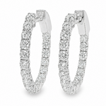 Halo Luxe Inside-Out Hoops Earrings 71520