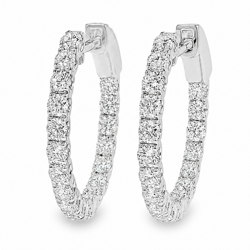Halo Luxe Inside-Out Hoops Earrings 71520