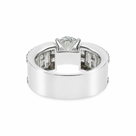 Princess & Baguette Engagement Ring 71503
