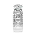 Princess & Baguette Engagement Ring 71503
