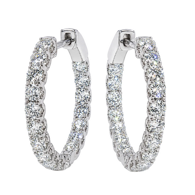Halo Luxe Inside-Out Hoops Earrings 71521