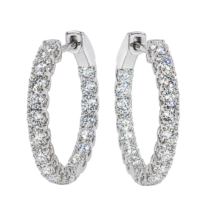 Halo Luxe Inside-Out Hoops Earrings 71521