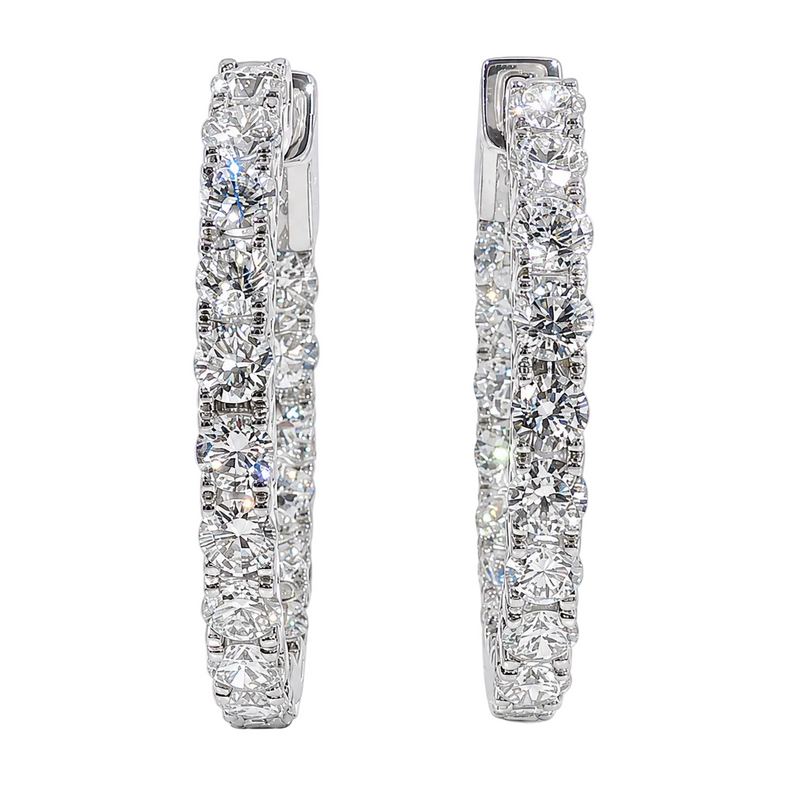 Halo Luxe Inside-Out Hoops Earrings 71521