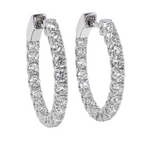 Halo Luxe Inside-Out Hoops Earrings 71521