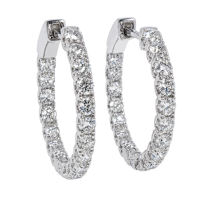 Halo Luxe Inside-Out Hoops Earrings 71521