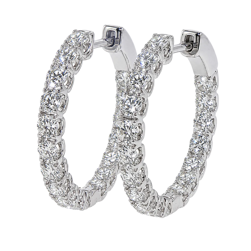 Halo Luxe Inside-Out Hoops Earrings 71521