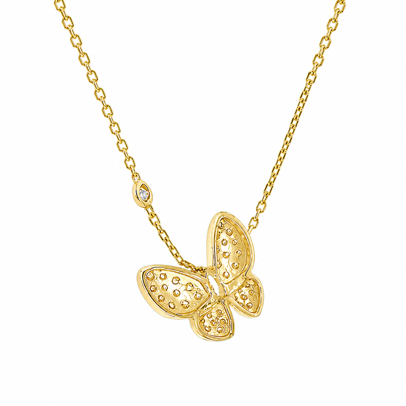 Butterfly Diamond Necklace 66215