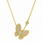 Butterfly Diamond Necklace 66215