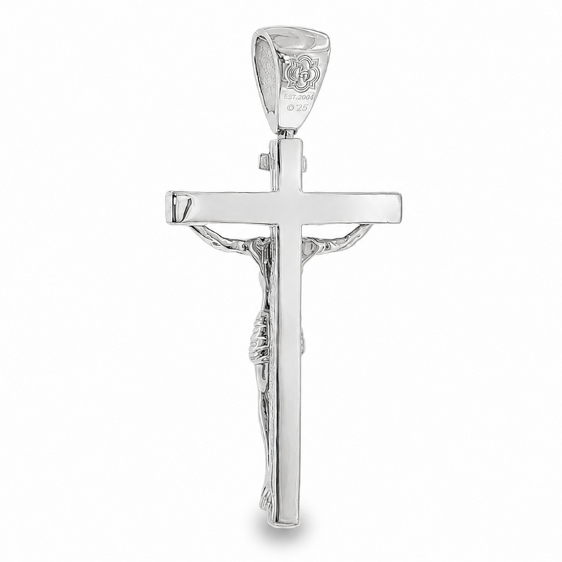 Silver Crucifix Jesus Cross 66457