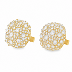 Upside Down Cushion Diamond Earrings 71455