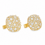 Upside Down Cushion Diamond Earrings 71455