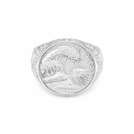 .925 Silver Wave Ring 68890