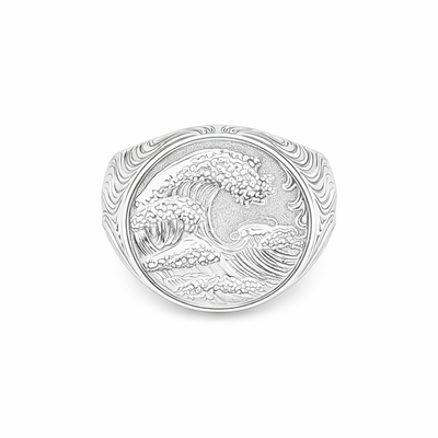 .925 Silver Wave Ring 68890