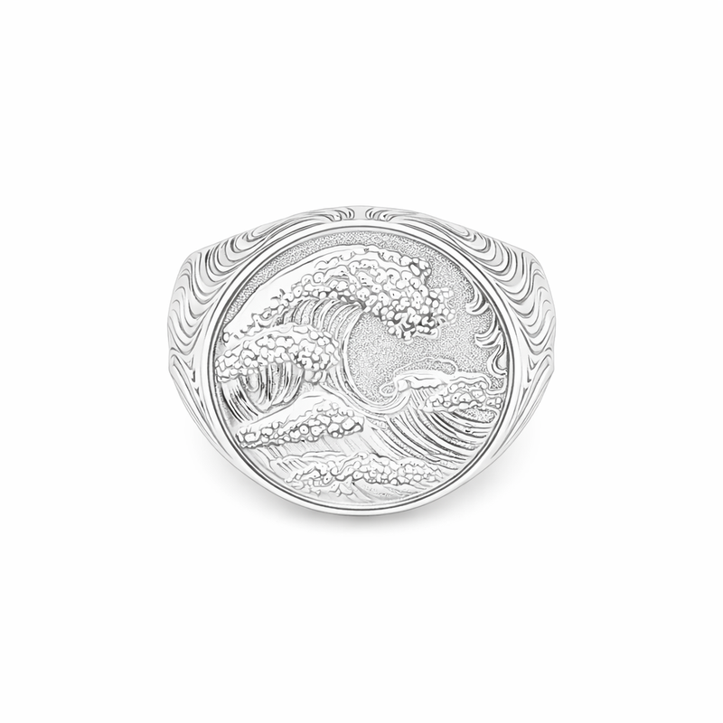925 Silver Wave Ring 68890 | TraxNYC