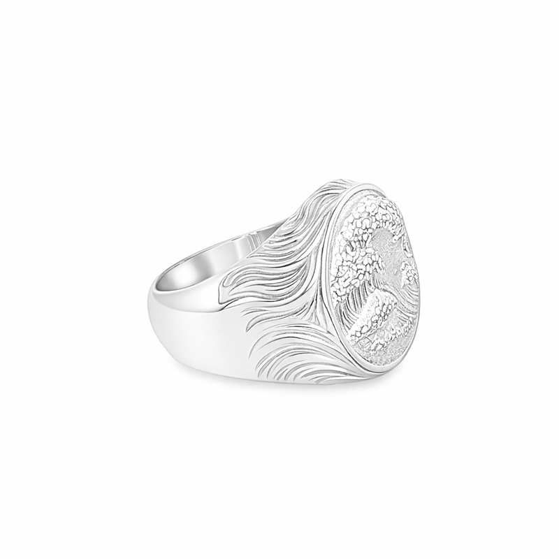 .925 Silver Wave Ring 68890