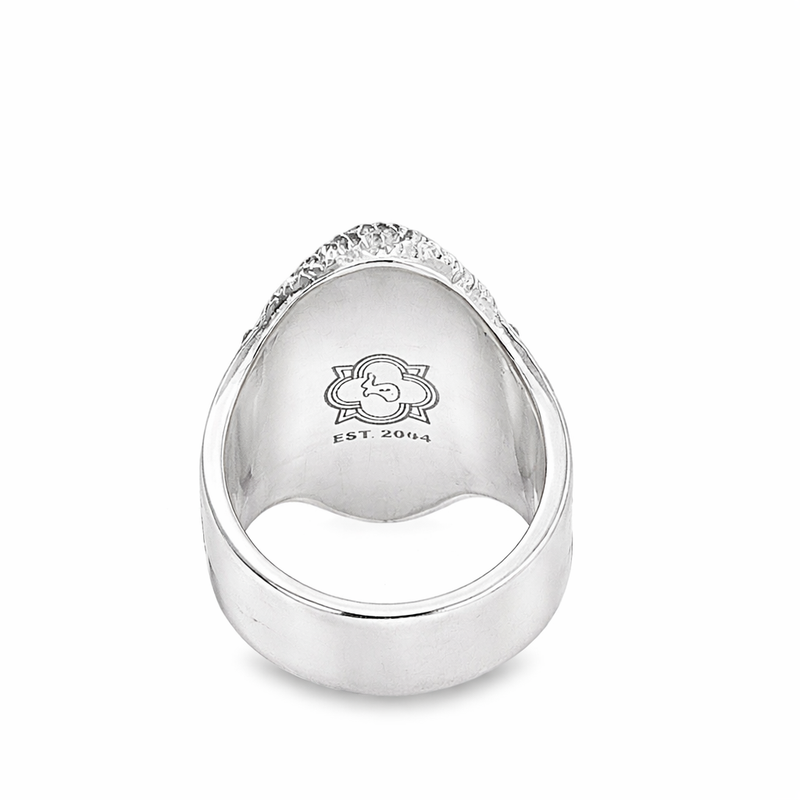 Silver Roaring Ape Ring, photo 5 of 5