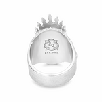 Royal Lion Head Silver Ring 71131