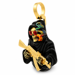 Grim Reaper AK-47 Skull Pendant 71368