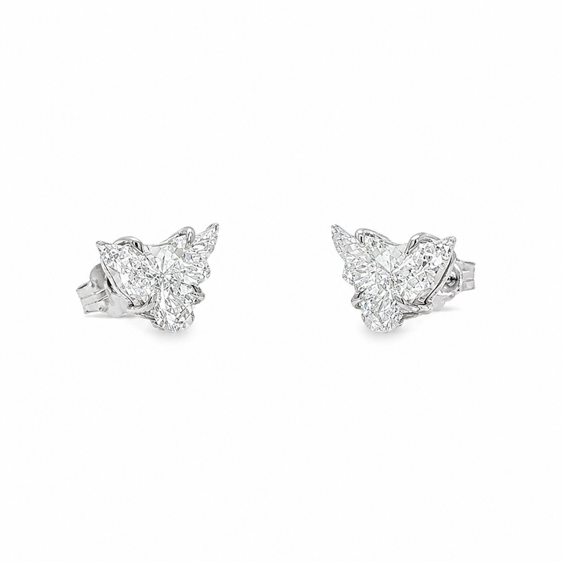14K Gold Bull Studs Earrings 71370
