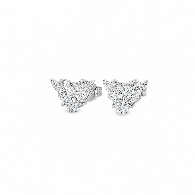 14K Gold Bull Studs Earrings 71370