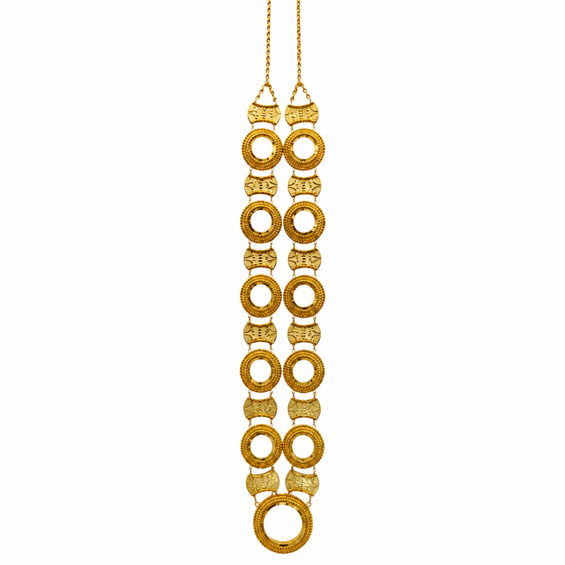 24K Traditional Wedding Necklace, view 2