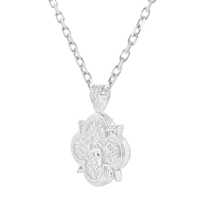 SOLD OUT (Limited Edition Trax Logo & Anchor Cable Chain Set) in .925 sterling silver, view 2