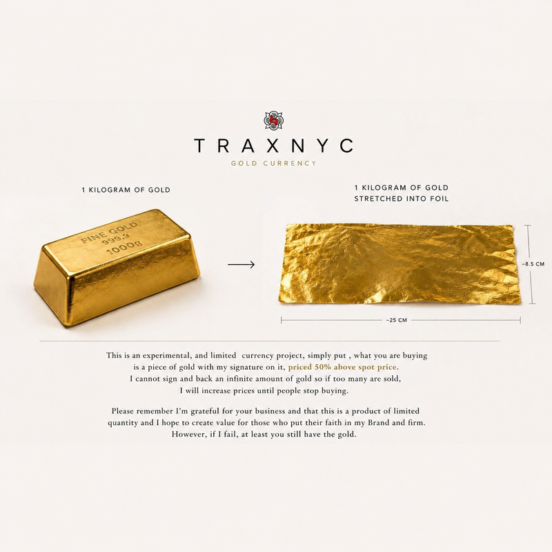 1 Gram Trax Currency Pure .999 24k Gold, view 7