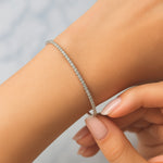 Flexible Diamond Bangle Bracelet 69836