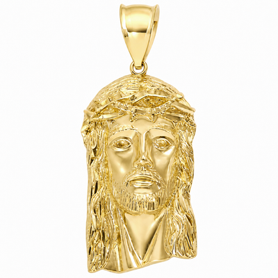10K Yellow Gold Jesus Pendant 57113