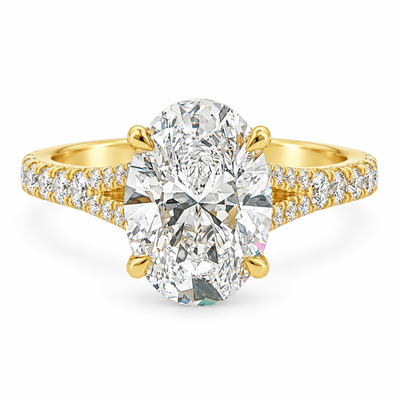 Oval Diamond Engagement Ring 3 Ct 71793